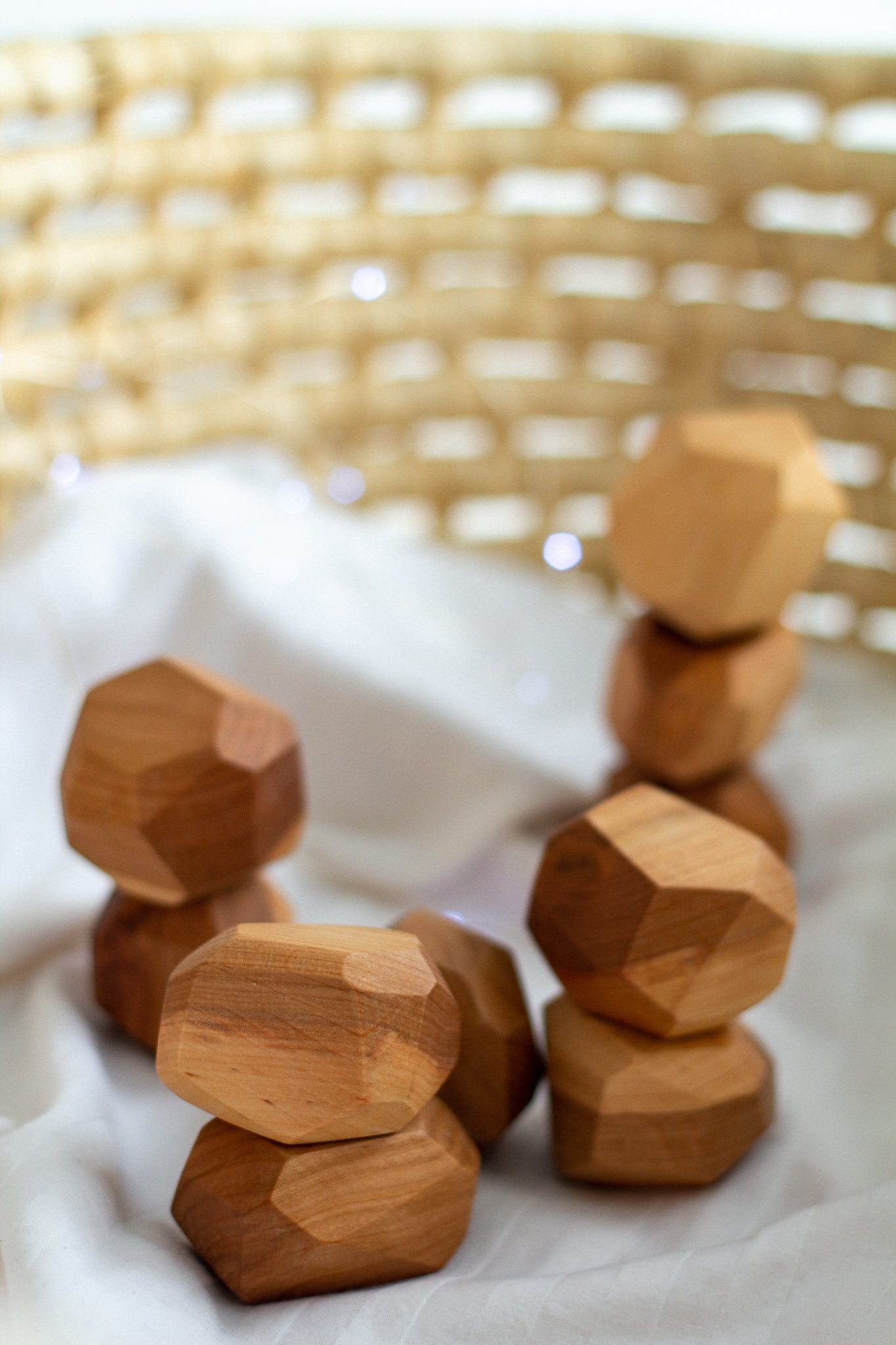 Wooden Balancing Stones - WoollyFox